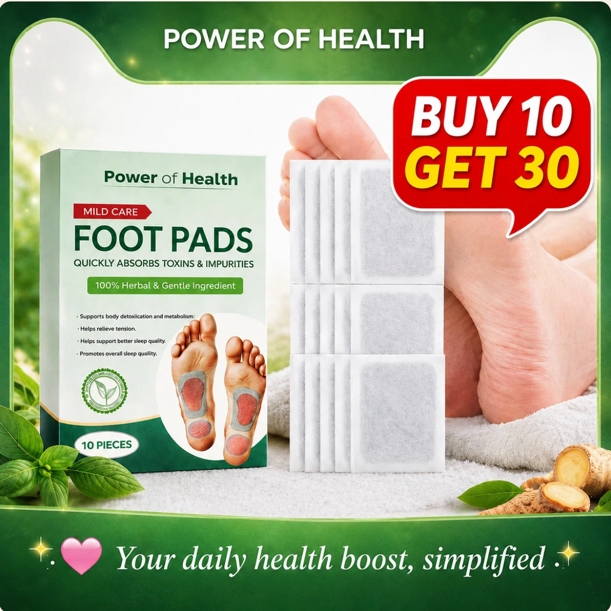 Detox & Sculpt Foot Patches